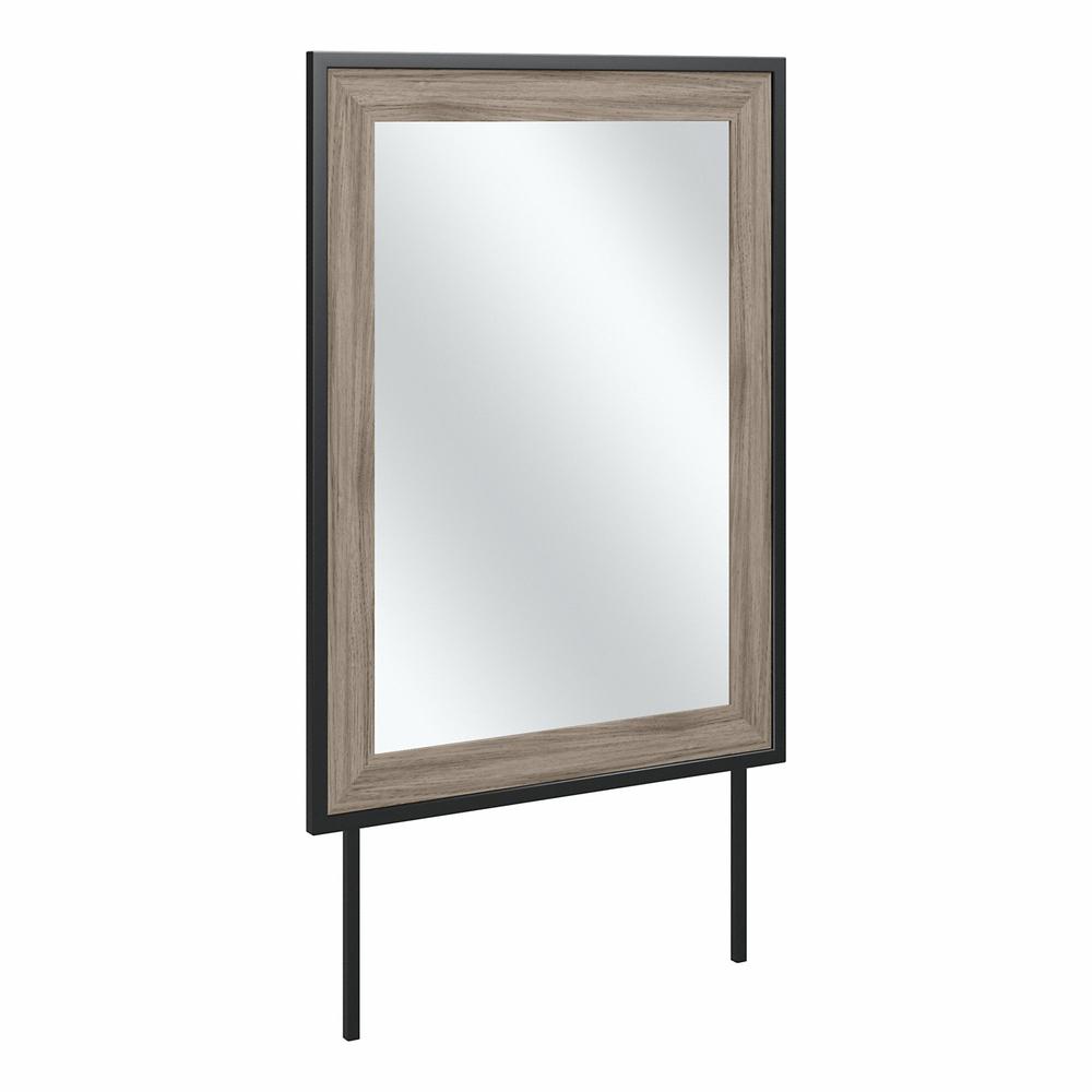 kathy ireland® Home by Bush Furniture Atria Bedroom Mirror in Modern Hickory. Picture 1