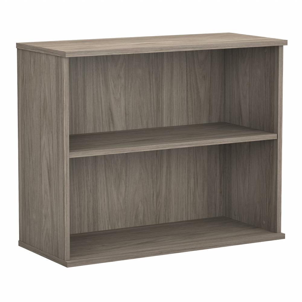Bush Business Furniture Small 2 Shelf Bookcase - Modern Hickory. The main picture.