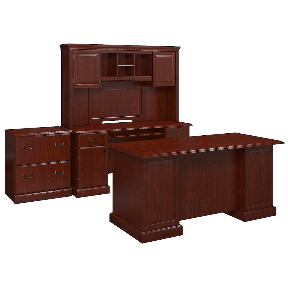 Kathy Ireland Home By Bush Furniture Bennington Manager S Desk