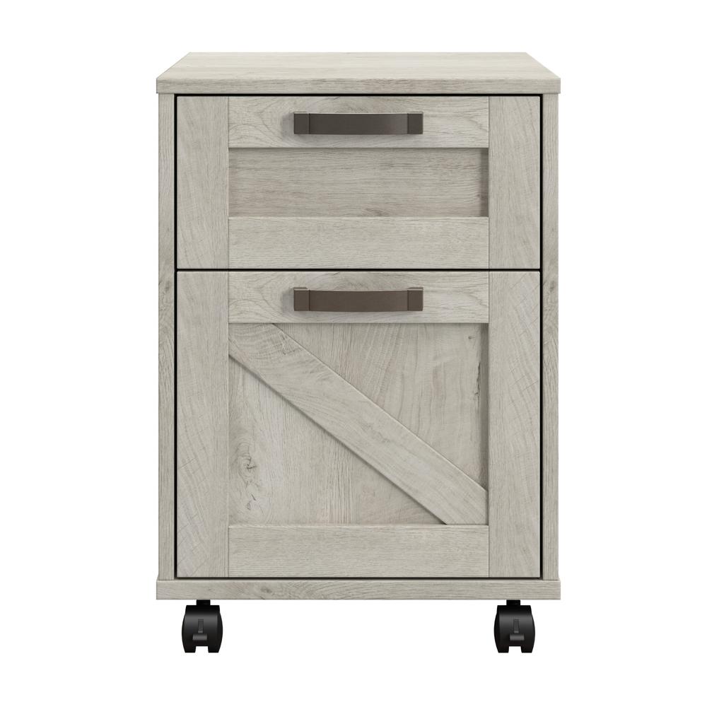 Knoxville 2 Drawer Mobile File Cabinet in Cottage White. Picture 1