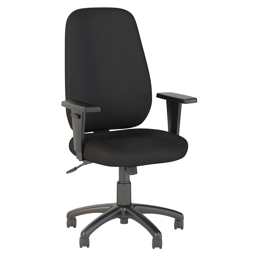 Bush Business Furniture Prosper High Back Task Chair, Black Fabric. Picture 1