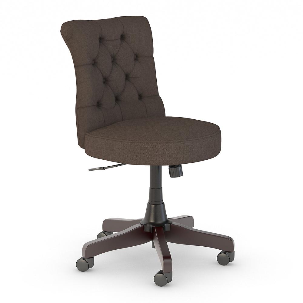 Bush Business Furniture Arden Lane Mid Back Tufted Office Chair, Brown Fabric. The main picture.