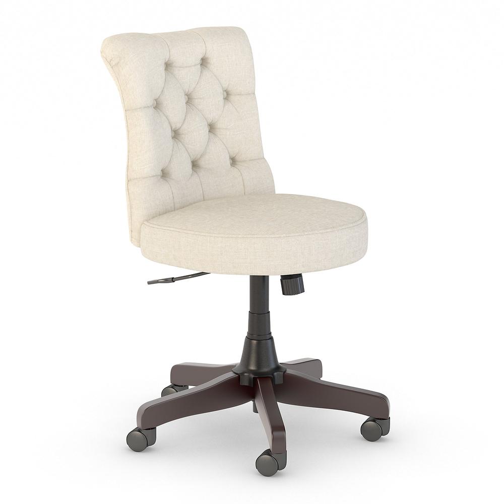 Bush Business Furniture Arden Lane Mid Back Tufted Office Chair, Cream Fabric. The main picture.