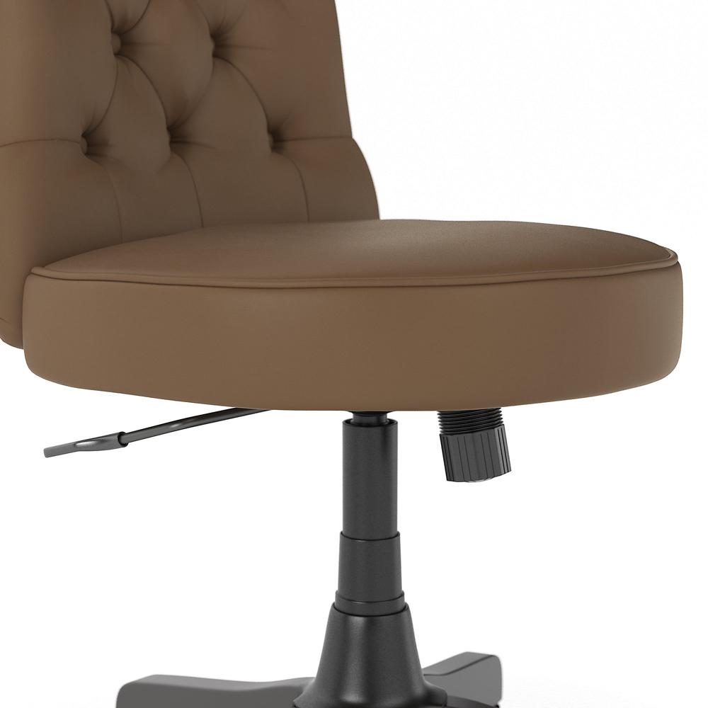 Bush Business Furniture Arden Lane Mid Back Tufted Office Chair, Saddle Leather. Picture 5