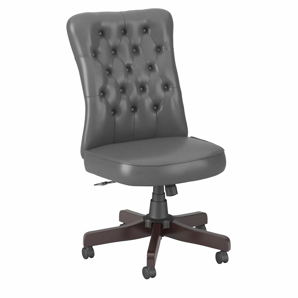 Bush Business Furniture Arden Lane High Back Tufted Office Chair - Dark Gray Leather. The main picture.