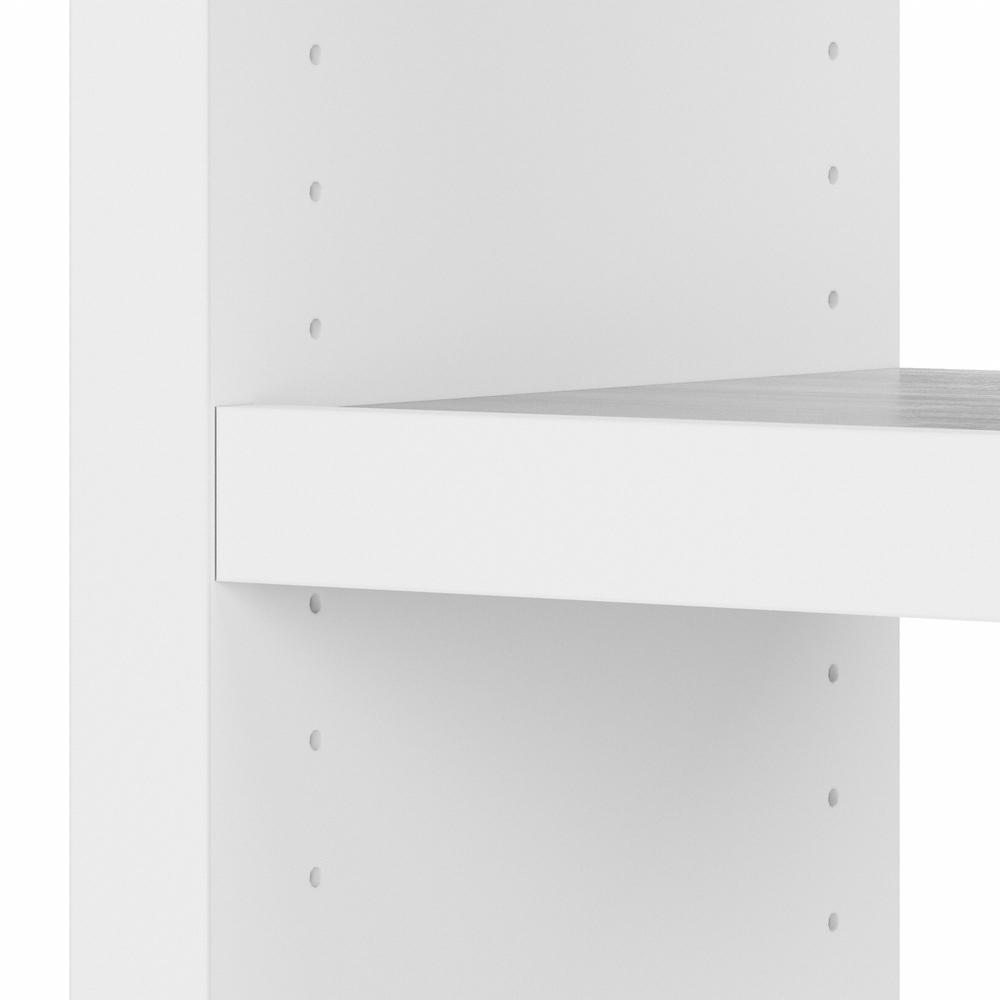 Echo 56W Dining Table in Pure White and Modern Gray. Picture 4