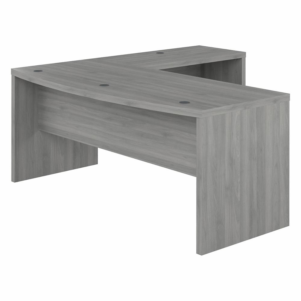 Office by kathy ireland® Echo 72W Bow Front L Shaped Desk - Modern Gray. The main picture.