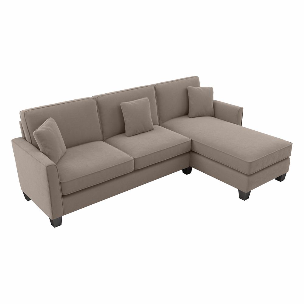 Bush Furniture Flare 102W Sectional Couch with Reversible Chaise Lounge. Picture 1