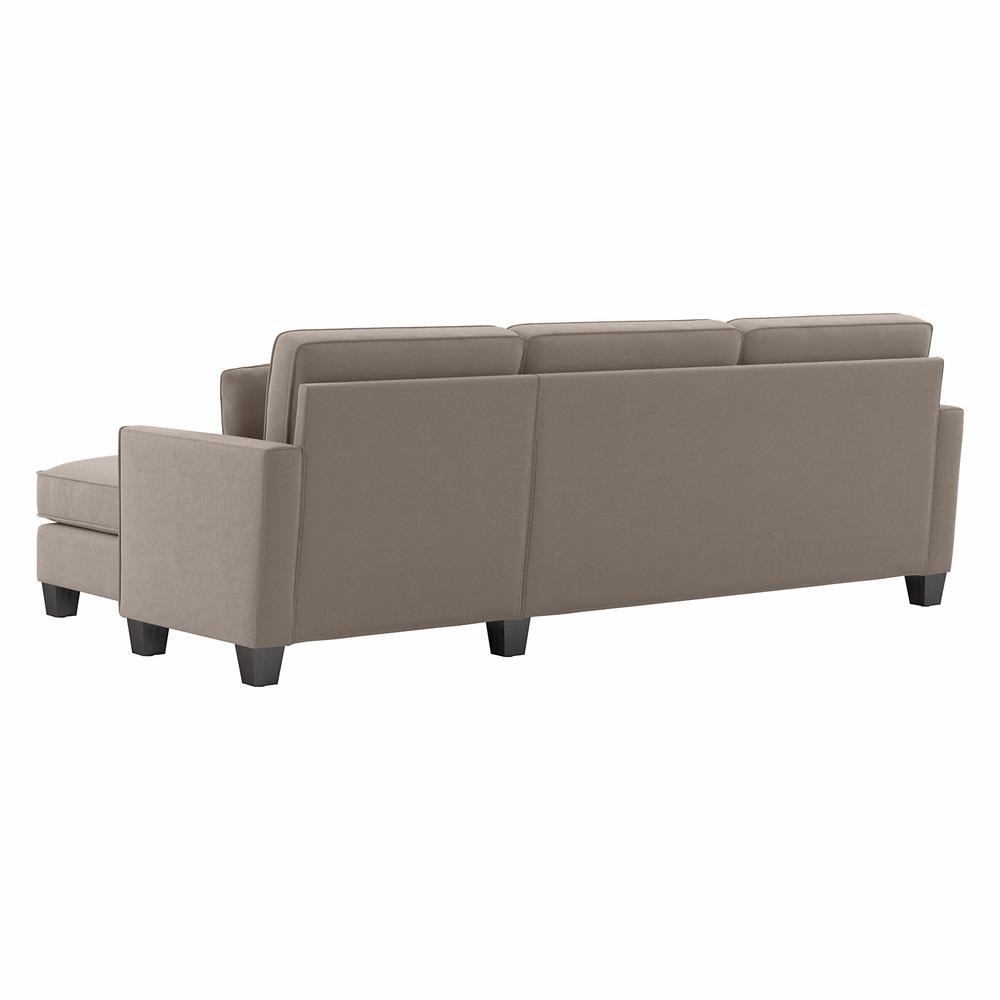 Bush Furniture Flare 102W Sectional Couch with Reversible Chaise Lounge. Picture 4