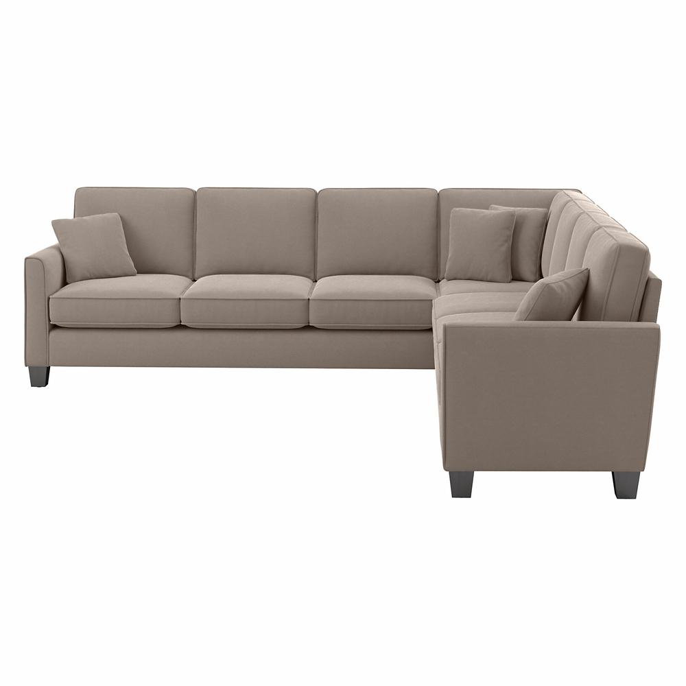 Bush Furniture Flare 111W L Shaped Sectional Couch. Picture 3