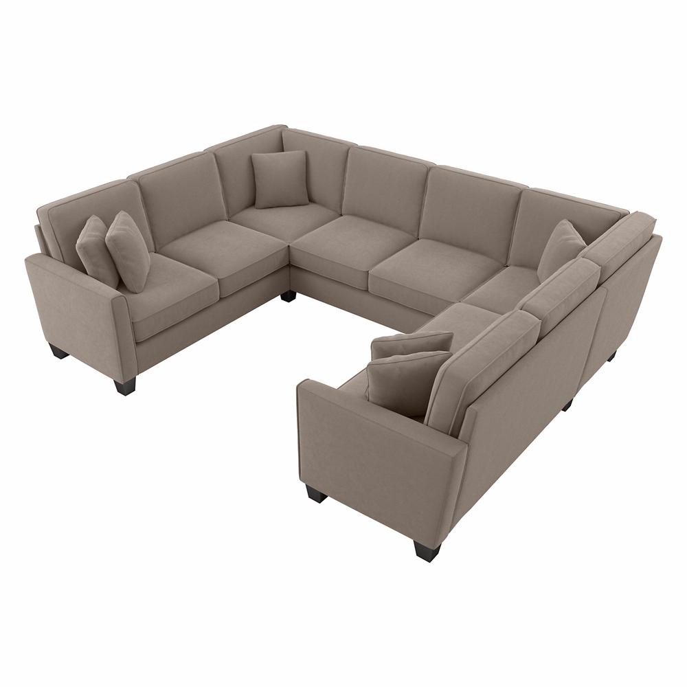 Bush Furniture Flare 113W U Shaped Sectional Couch. Picture 1