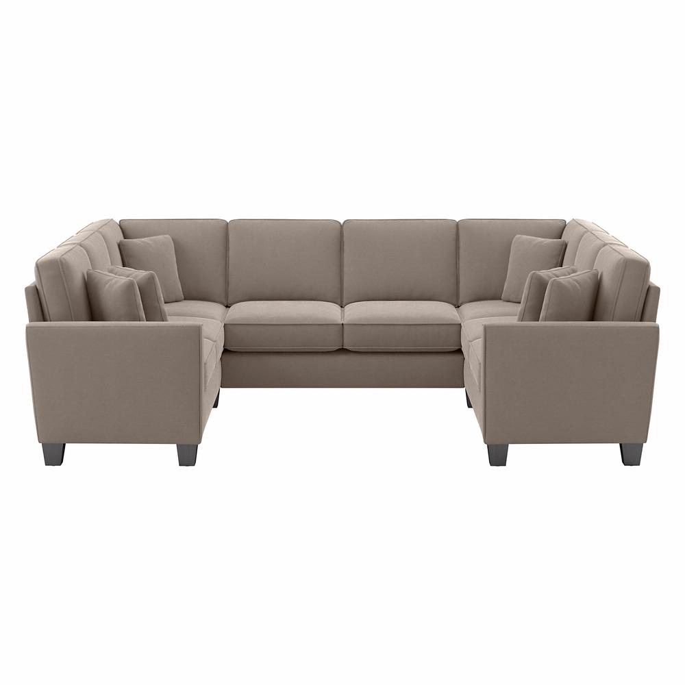Bush Furniture Flare 113W U Shaped Sectional Couch. Picture 2