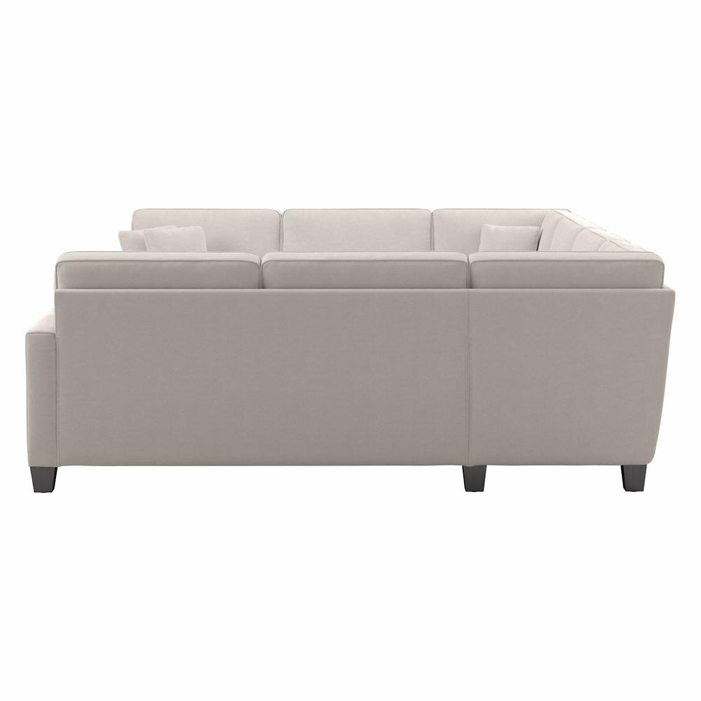 Bush Furniture Flare, 125W U Shaped Sectional Couch. Picture 3