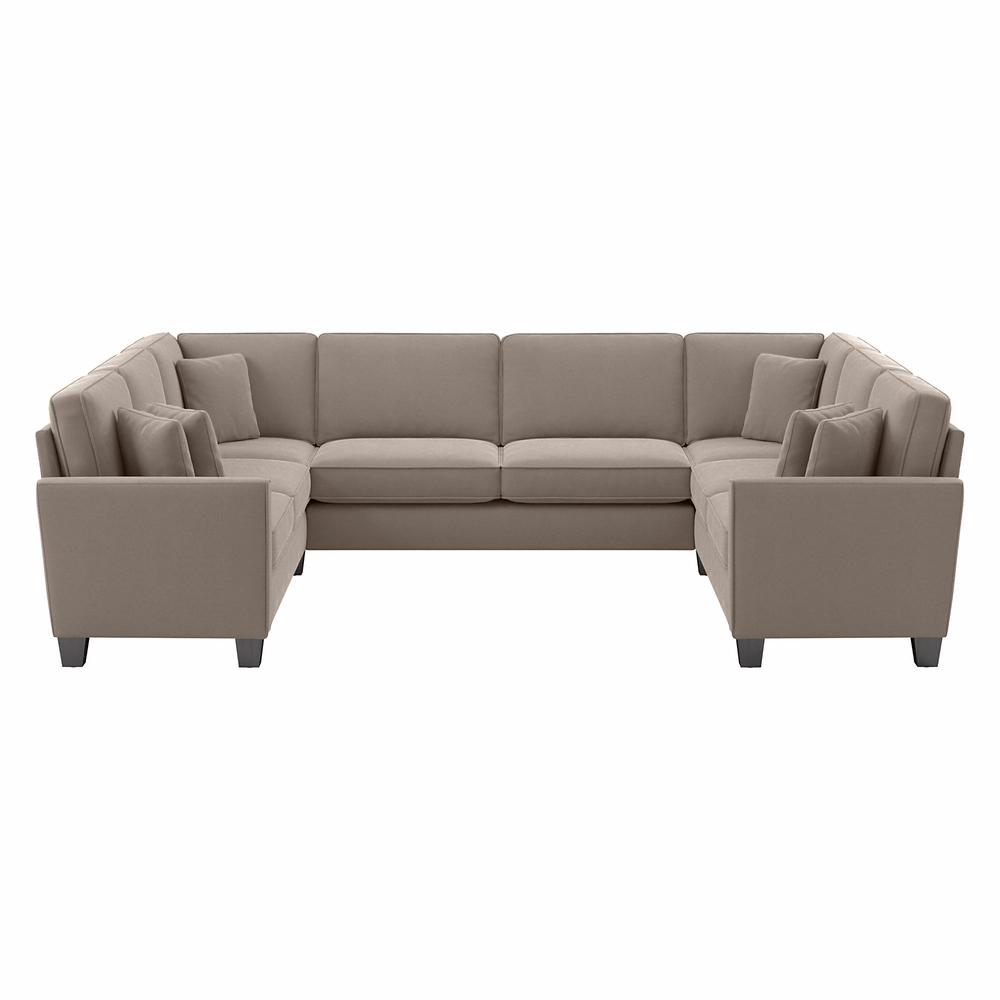 Bush Furniture Flare 125W U Shaped Sectional Couch. Picture 2