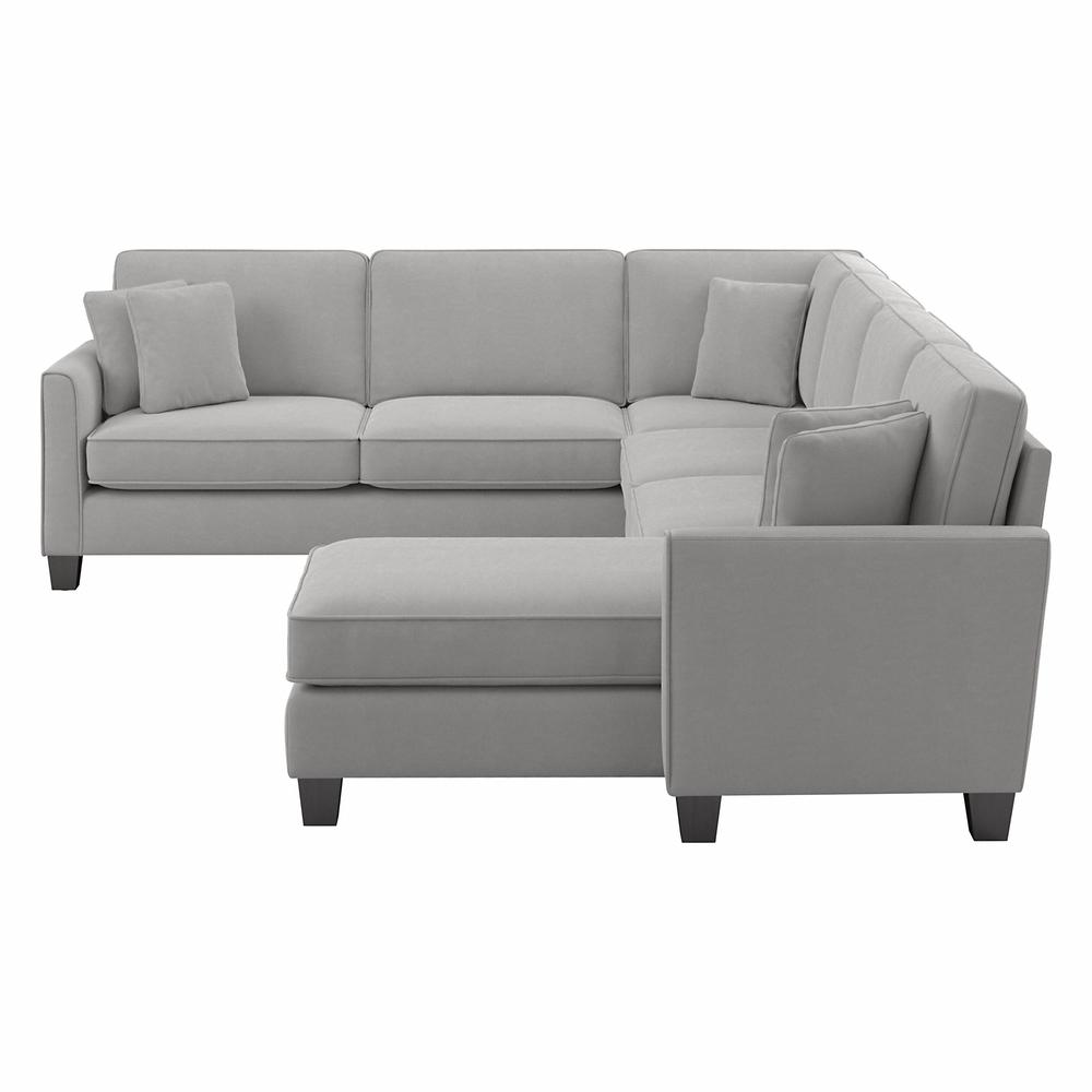 Bush Furniture Flare 128W, U Shaped Sectional Couch with Reversible Chaise Lounge. Picture 3