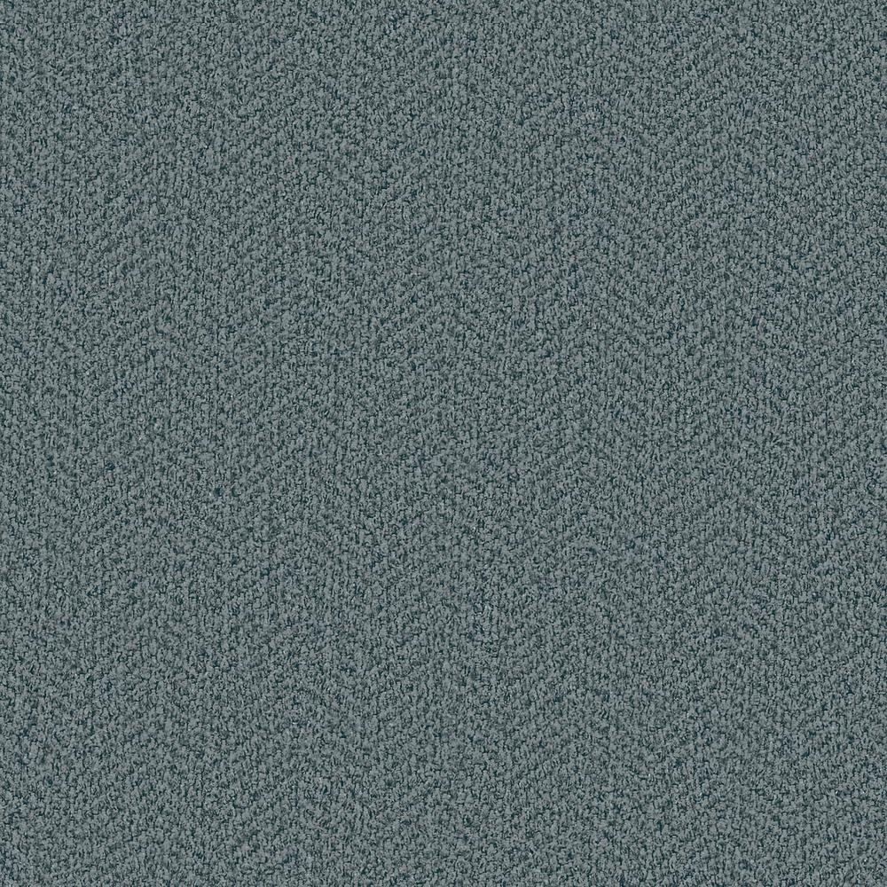 Bush Furniture Hudson 61W Loveseat, Turkish Blue Herringbone Fabric. Picture 7