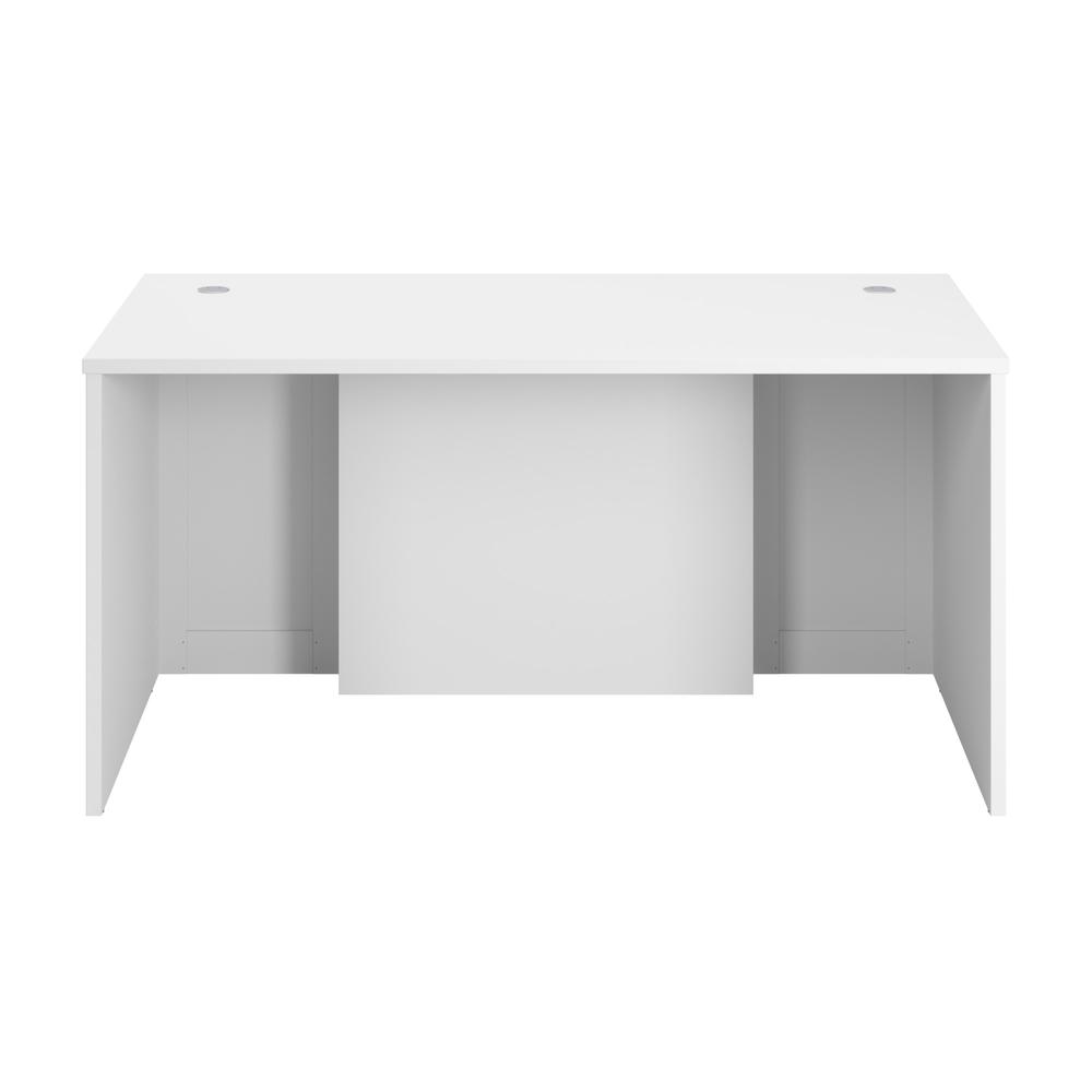 Hampton Heights 60W x 30D Executive Desk in White. Picture 2