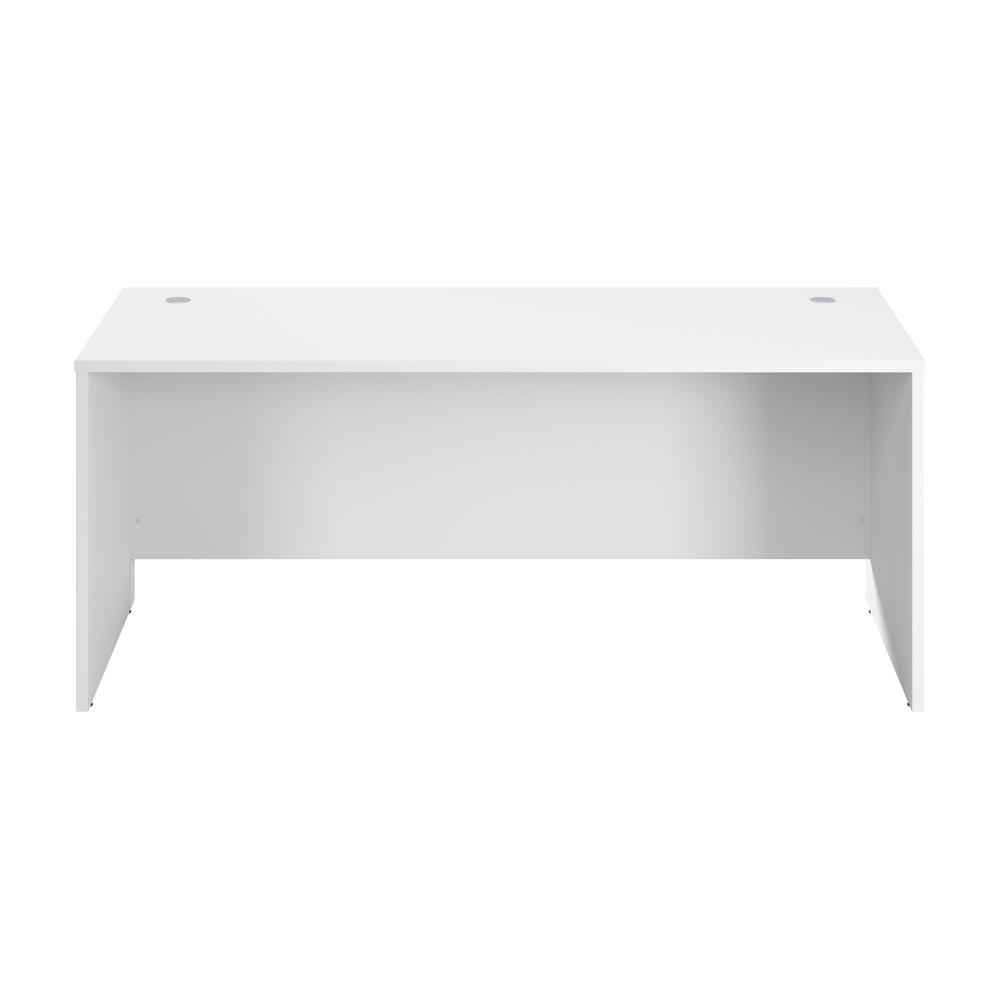 Hampton Heights 72W x 30D Office Desk in White. Picture 2