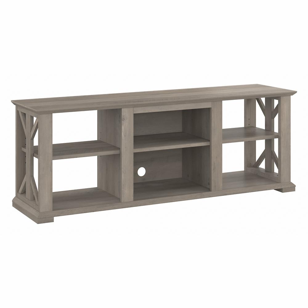 Bush Furniture Homestead Farmhouse TV Stand for 70 Inch TV, Driftwood Gray. Picture 1