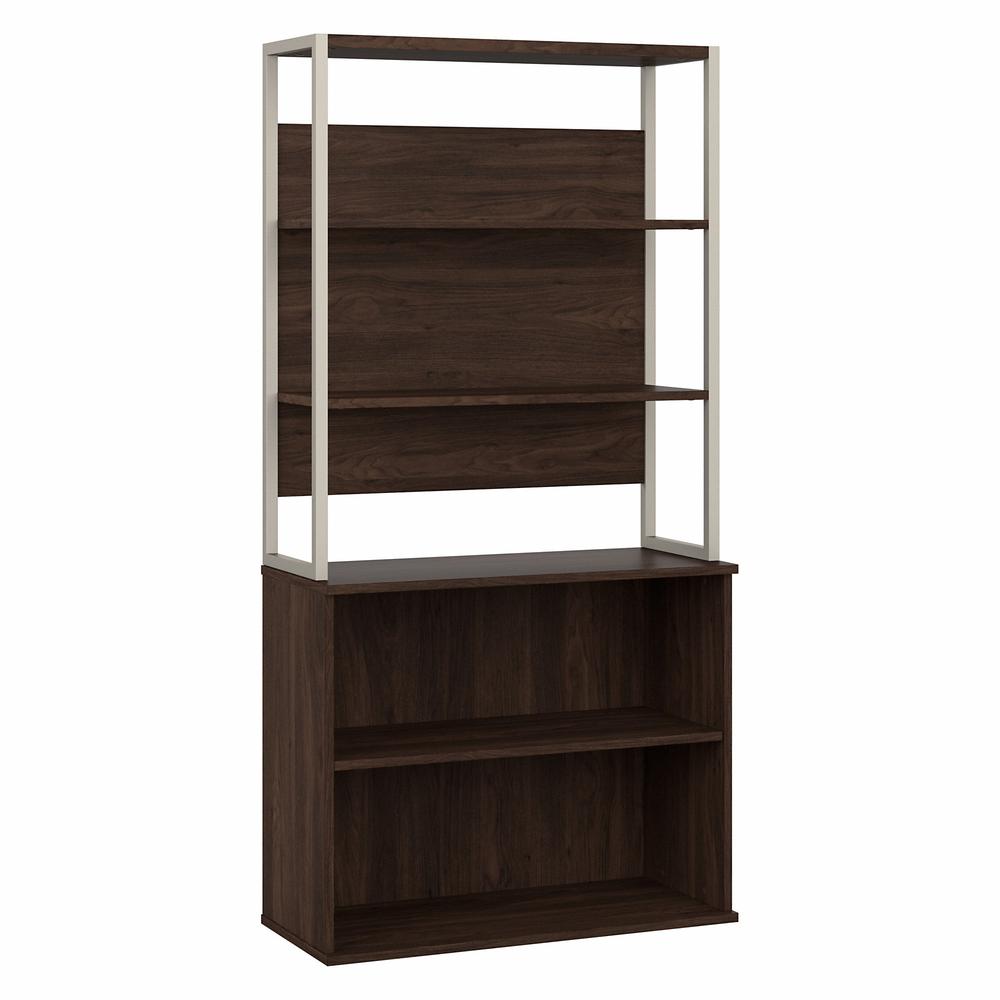 Bush Business Furniture Hybrid Tall Etagere Bookcase. Picture 1