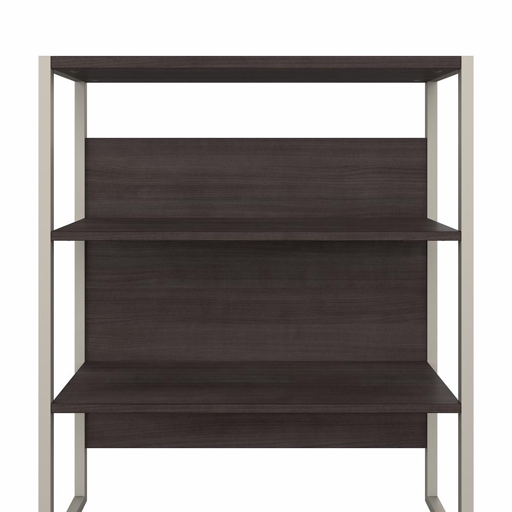 Bush Business Furniture Hybrid Tall Etagere Bookcase - Storm Gray. Picture 5
