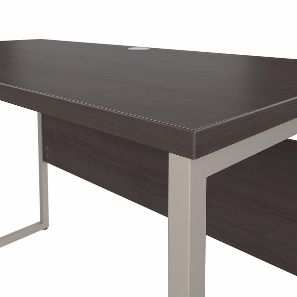 Bush Business Furniture Hybrid 48W x 24D Computer Table Desk with Metal Legs - Storm Gray/Storm Gray. Picture 5
