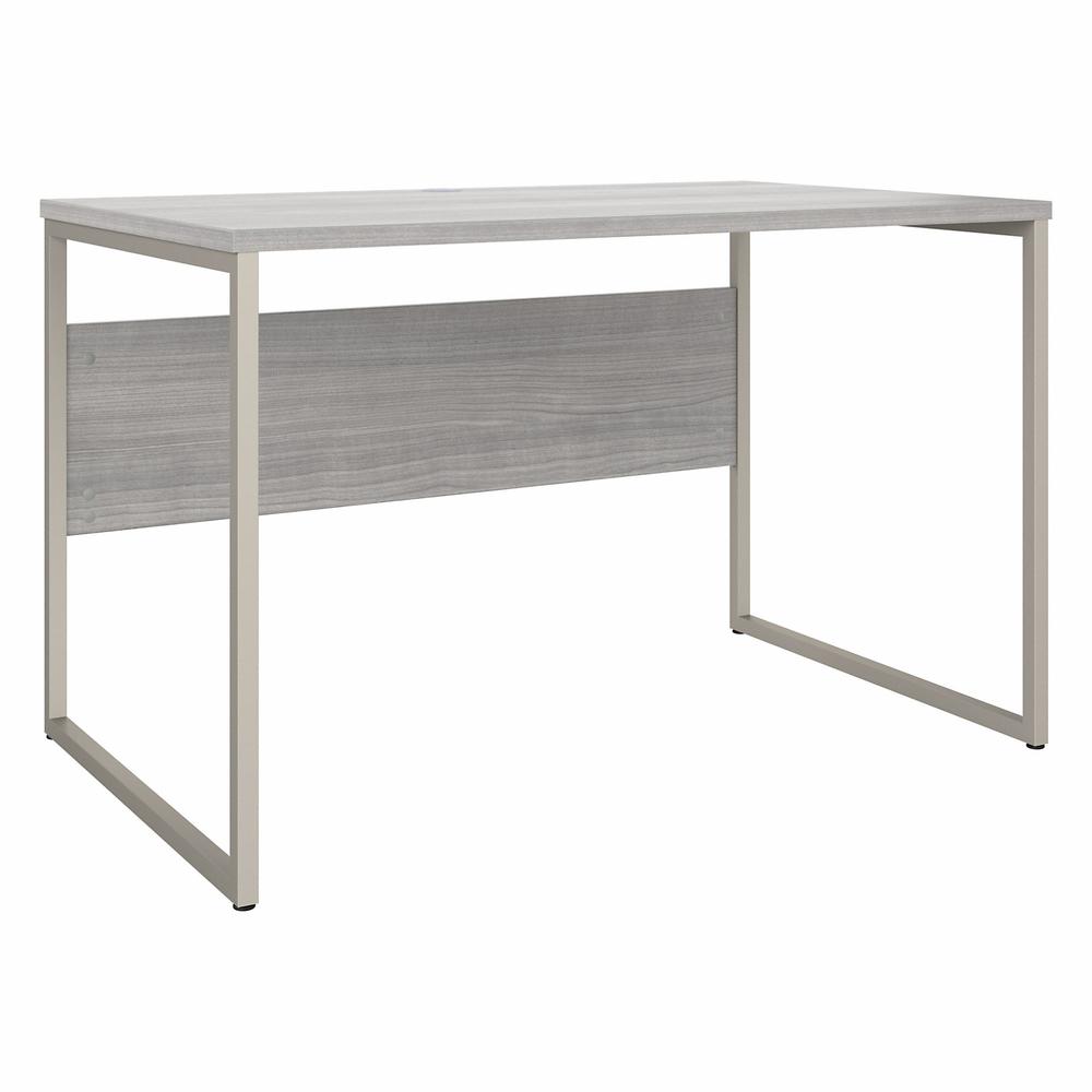 Bush Business Furniture Hybrid 48W x 30D Computer Table Desk with Metal Legs - Platinum Gray/Platinum Gray. Picture 1