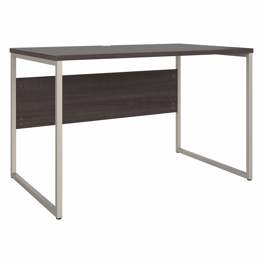 Bush Business Furniture Hybrid 48W x 30D Computer Table Desk with Metal Legs - Storm Gray/Storm Gray. Picture 1