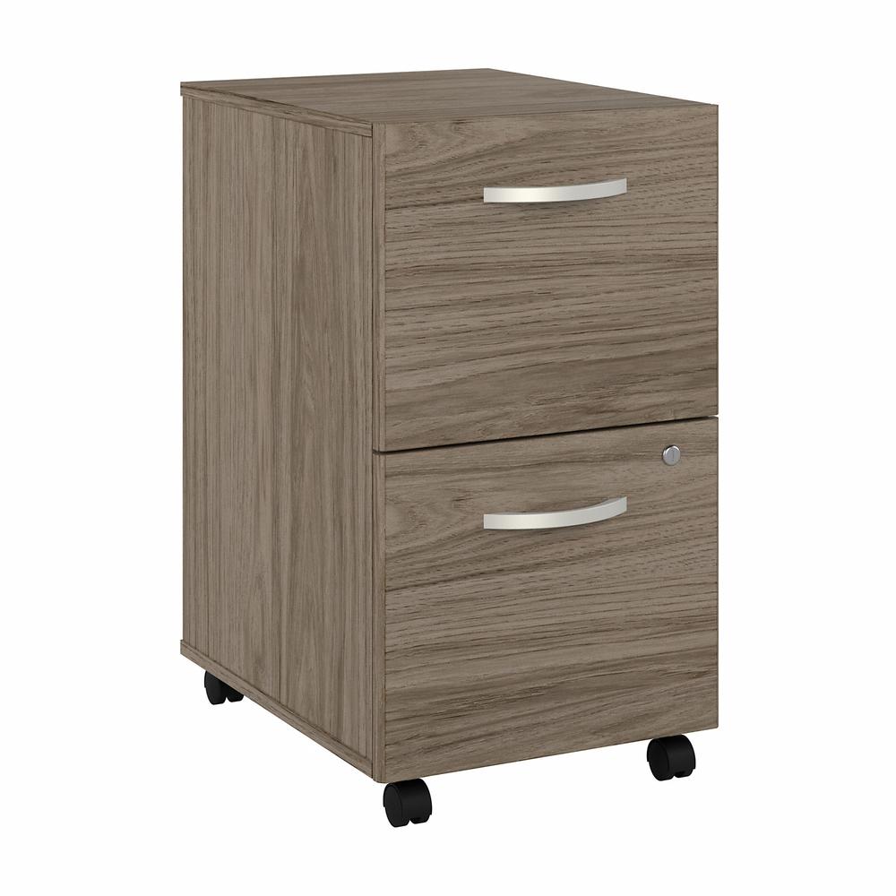 Bush Business Furniture Hybrid 2 Drawer Mobile File Cabinet - Assembled. Picture 1
