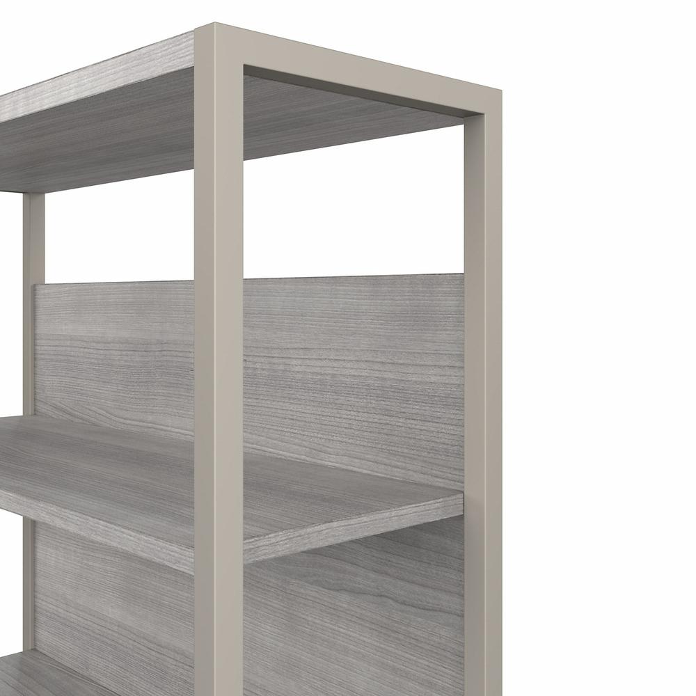 Bush Business Furniture Hybrid 36W Bookcase Hutch - Platinum Gray. Picture 3