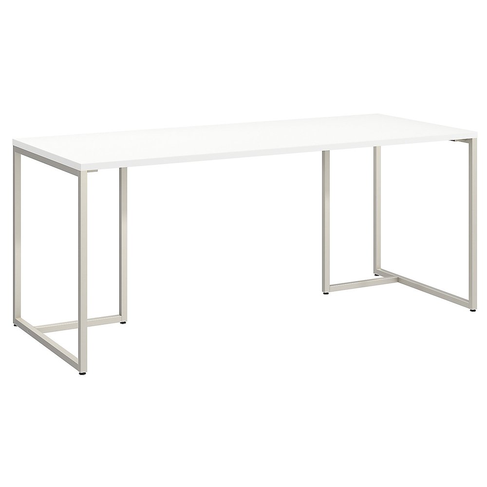 Method 72W Table Desk in White. Picture 1