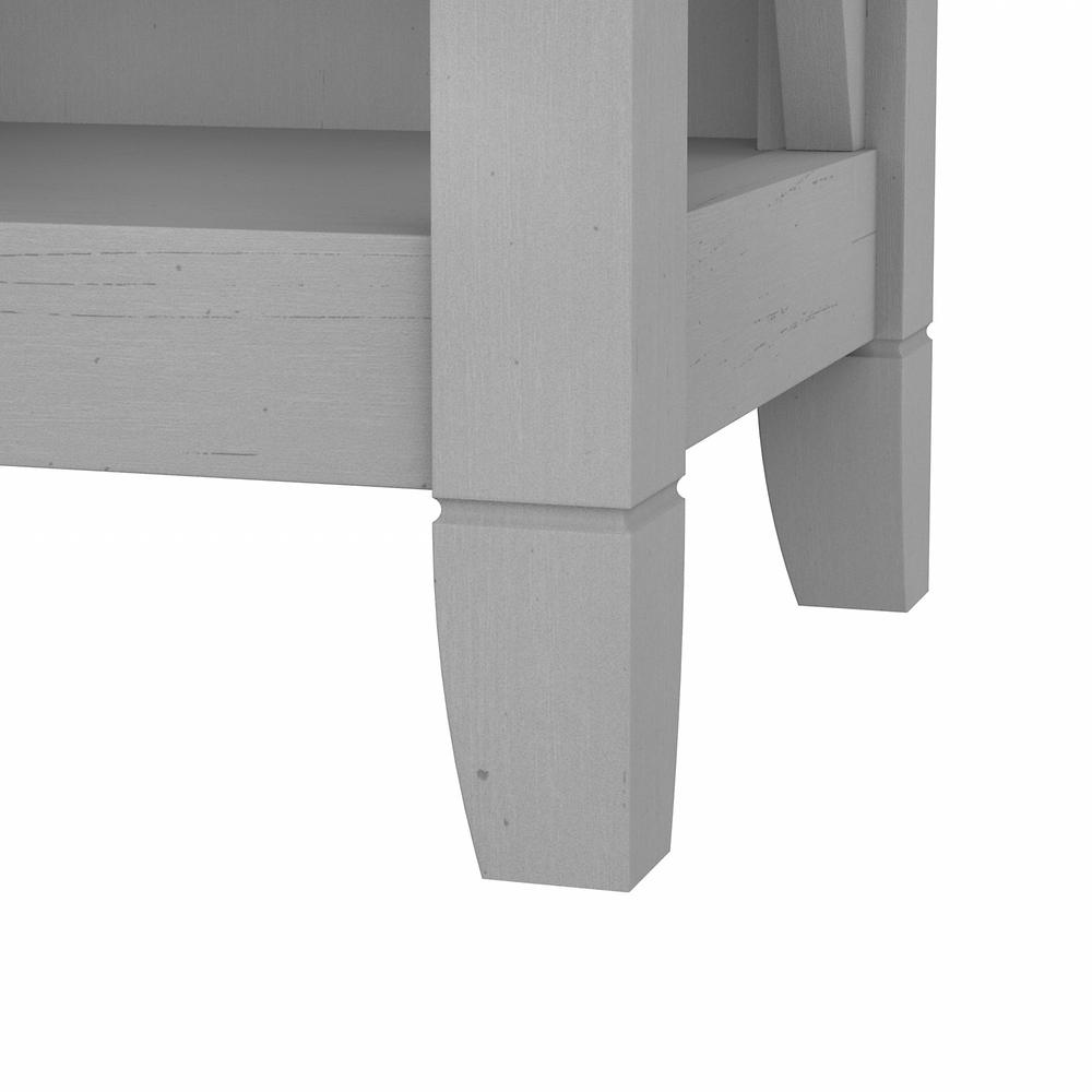 Key West Tall 5 Shelf Bookcase in Cape Cod Gray. Picture 6