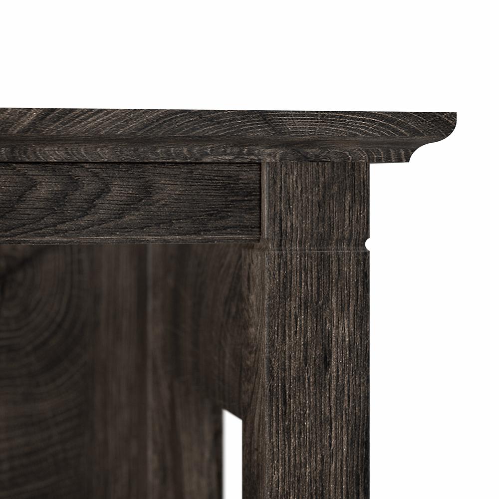 Key West Tall 5 Shelf Bookcase in Dark Gray Hickory. Picture 6