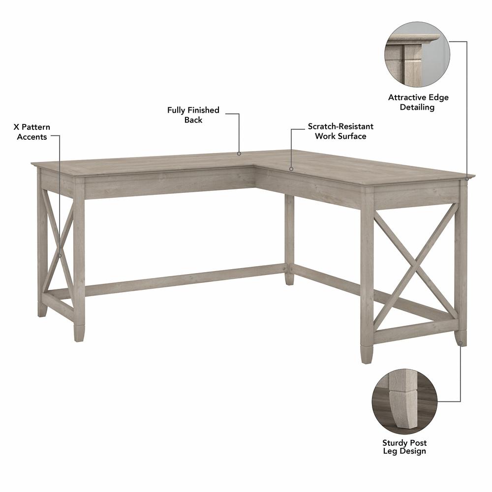 Bestar Talita 45W Small Desk in Storm Gray