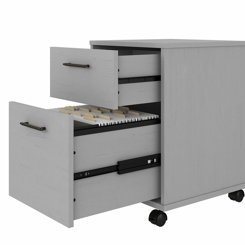 Key West 2 Drawer Mobile File Cabinet in Cape Cod Gray. Picture 6