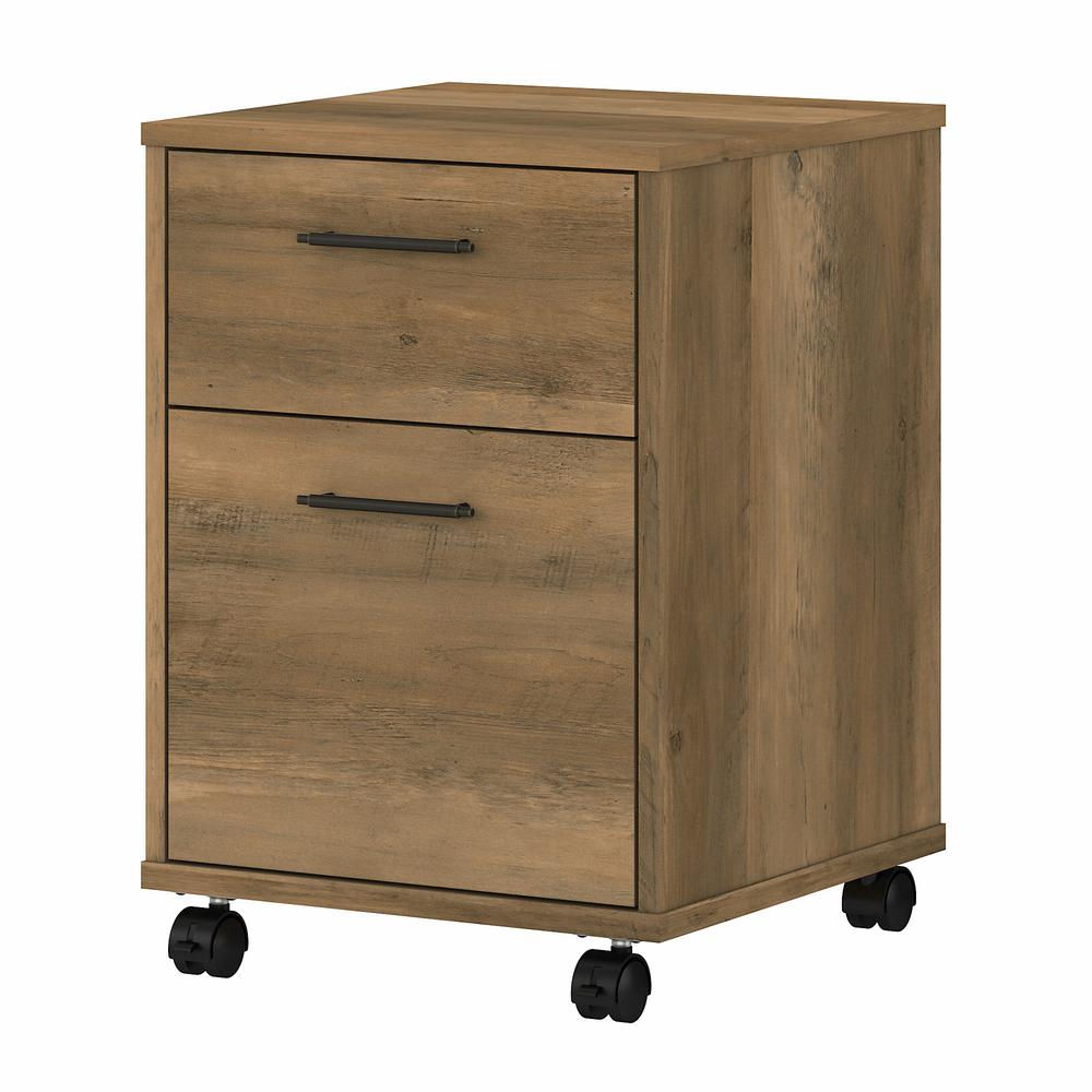 Key West 2 Drawer Mobile File Cabinet in Reclaimed Pine. Picture 1