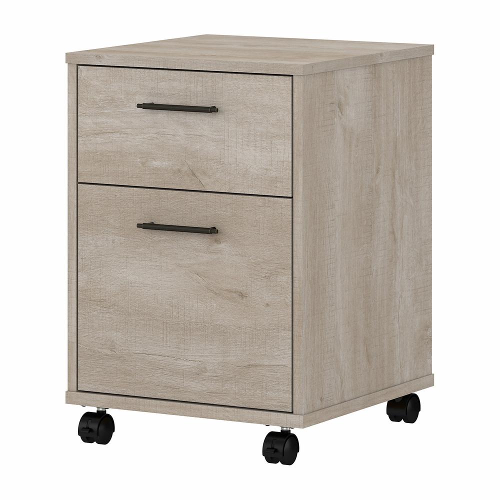 Key West 2 Drawer Mobile File Cabinet in Washed Gray. Picture 1