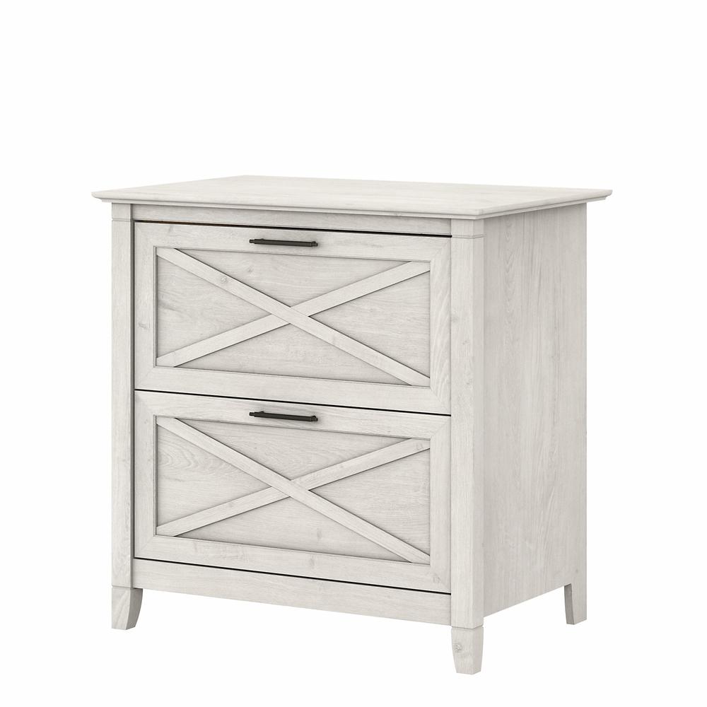 Key West 2 Drawer Lateral File Cabinet in Linen White Oak. Picture 1