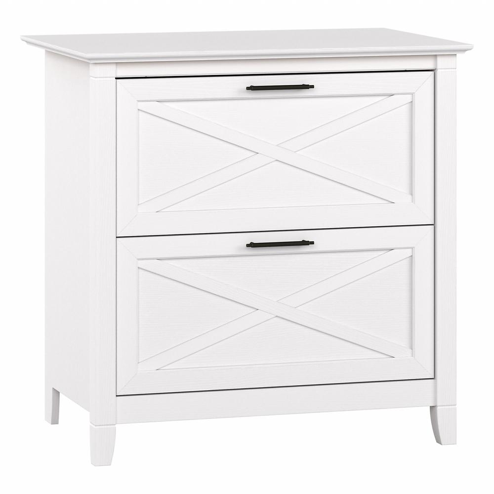 Key West 2 Drawer Lateral File Cabinet in Pure White Oak. Picture 1