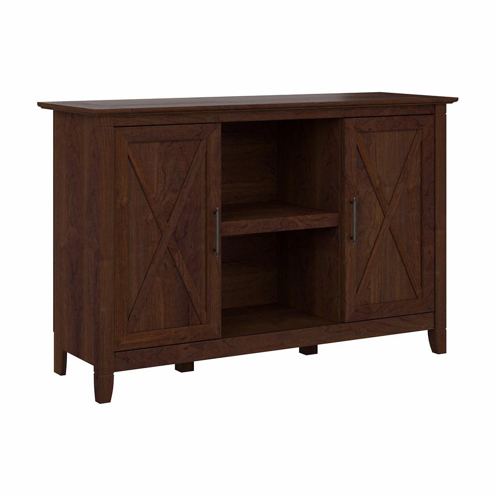 Bush Furniture Key West Accent Cabinet with Doors, Bing Cherry. Picture 1