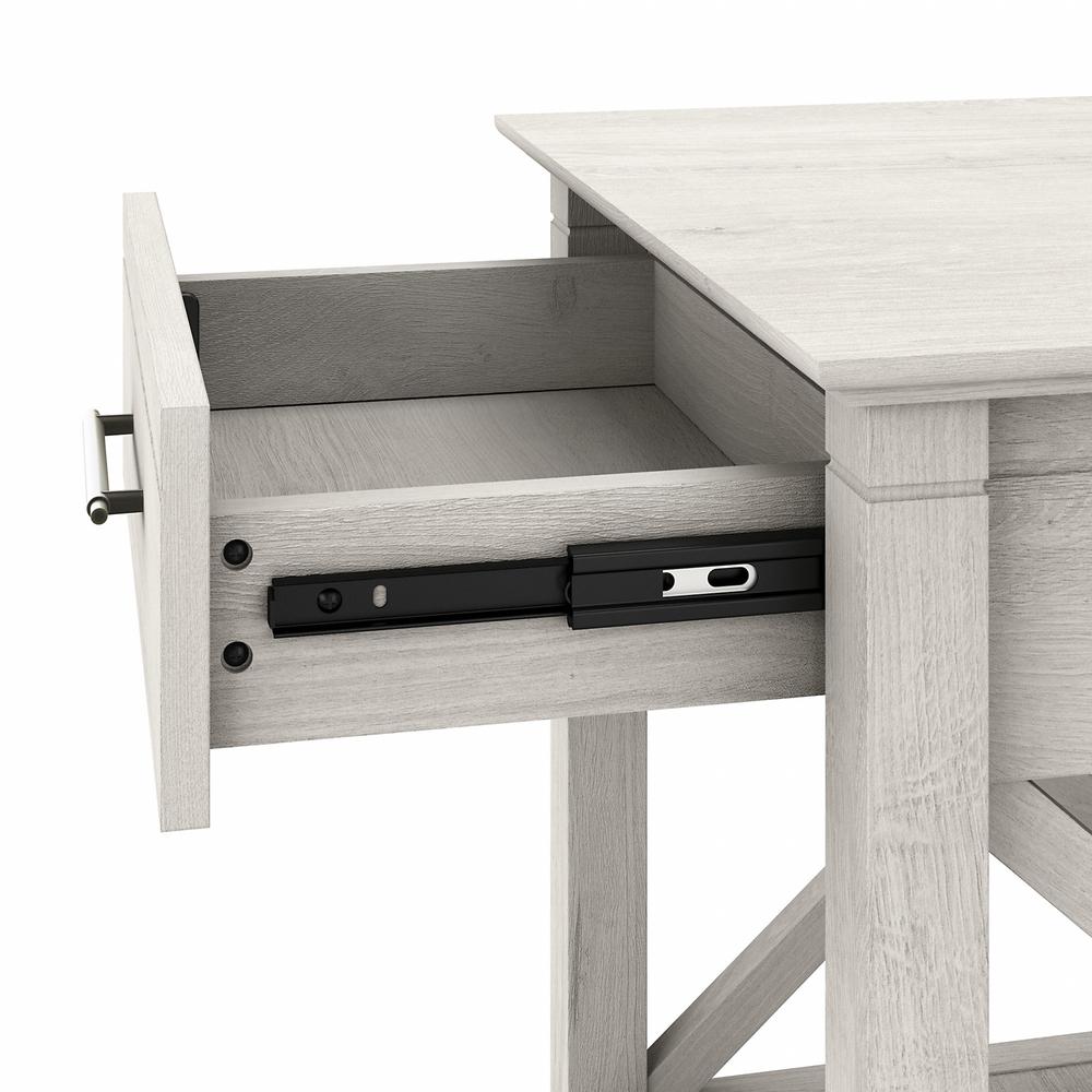 Key West End Table with Storage in Linen White Oak. Picture 6