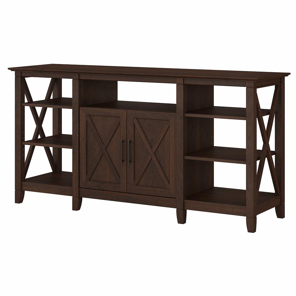 Key West Tall TV Stand for 65 Inch TV in Bing Cherry. Picture 1