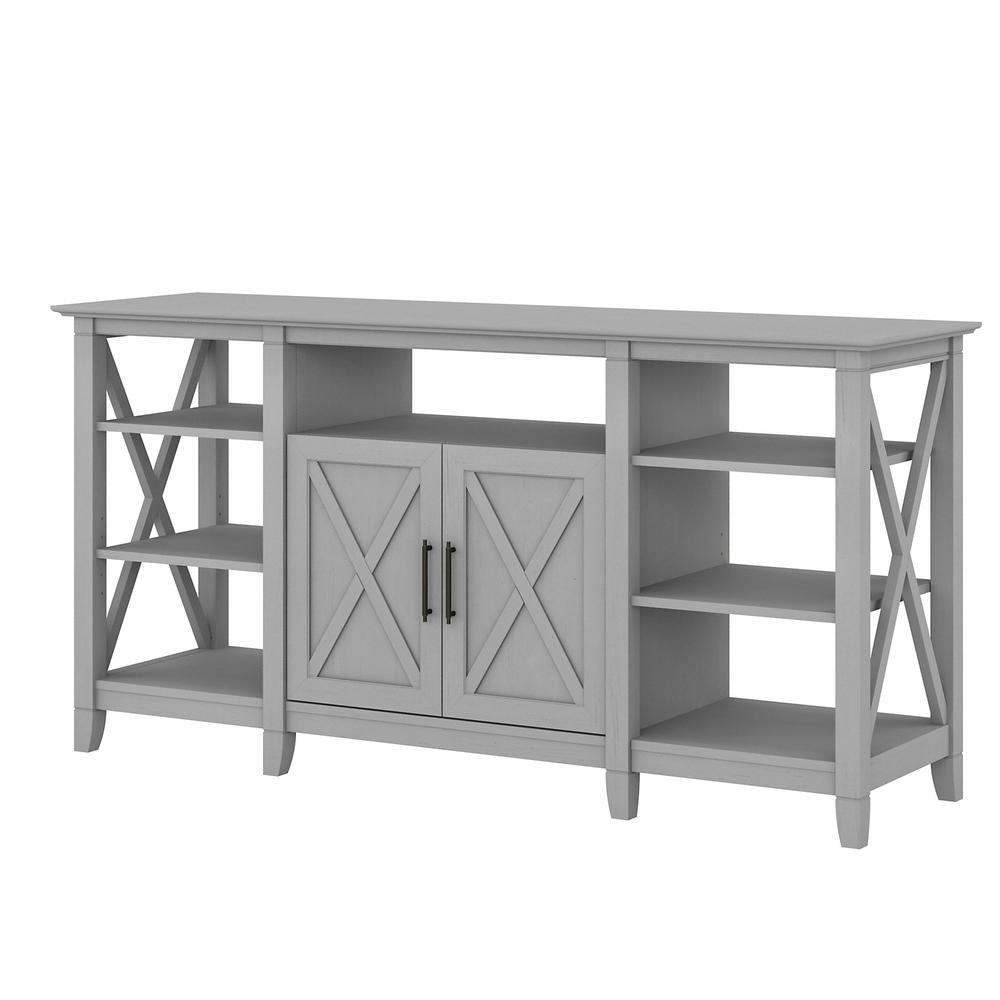 Key West Tall TV Stand for 65 Inch TV in Cape Cod Gray. Picture 1