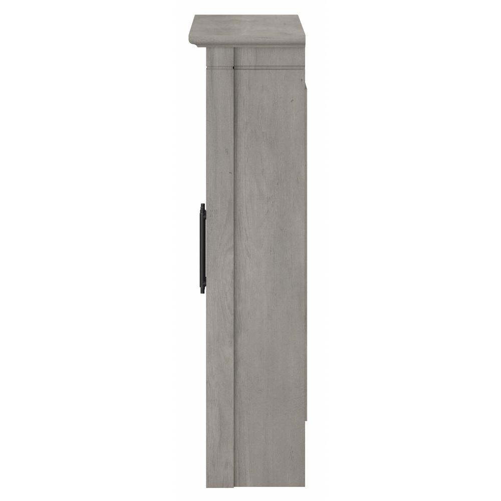 Key West Bathroom Wall Cabinet with Doors in Driftwood Gray. Picture 3