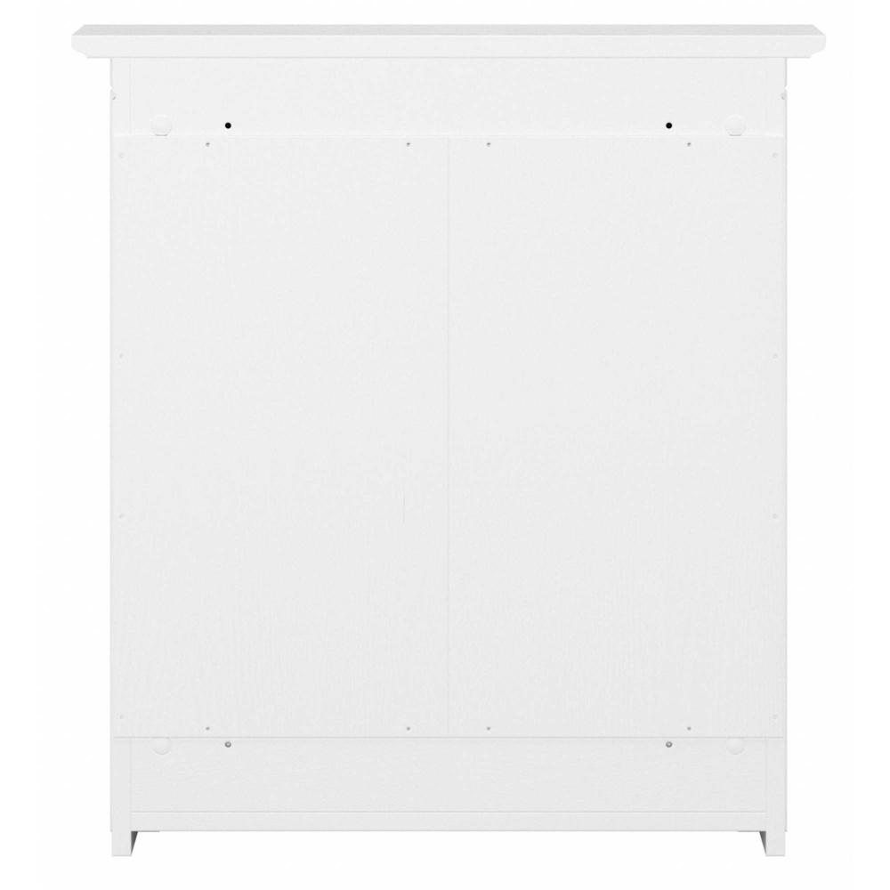 Key West Bathroom Wall Cabinet with Doors in White Ash. Picture 4