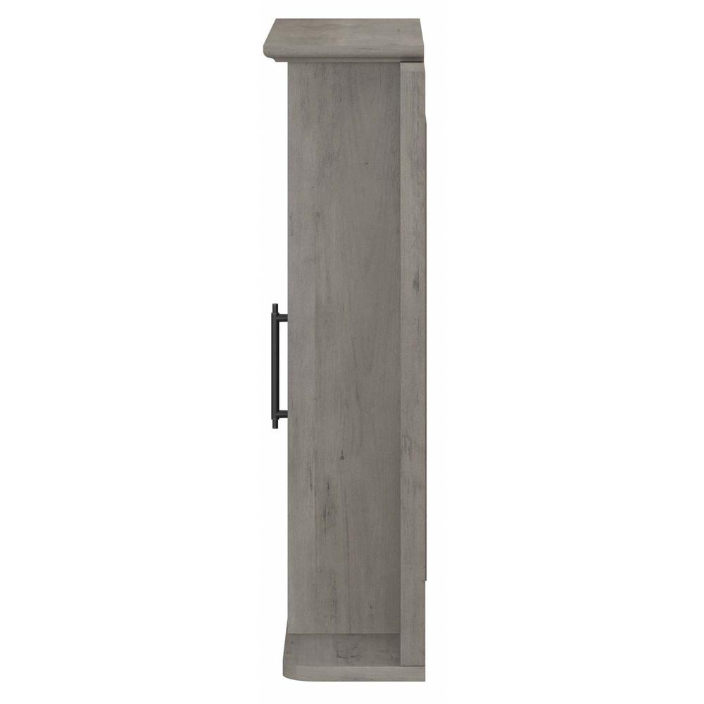 Key West Bathroom Medicine Cabinet with Mirror in Driftwood Gray. Picture 3