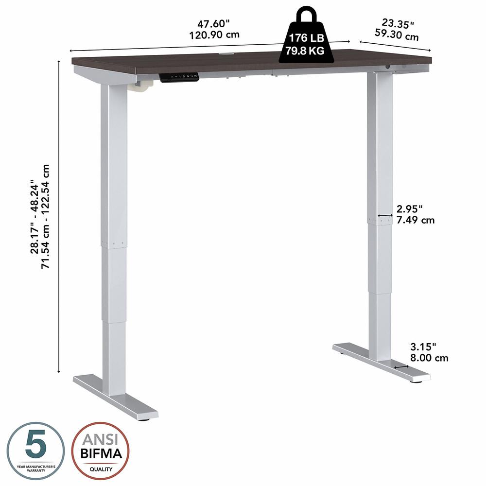 Move 40 Series - Bush Business Furniture Electric Height Adjustable Standing Desk. Picture 5