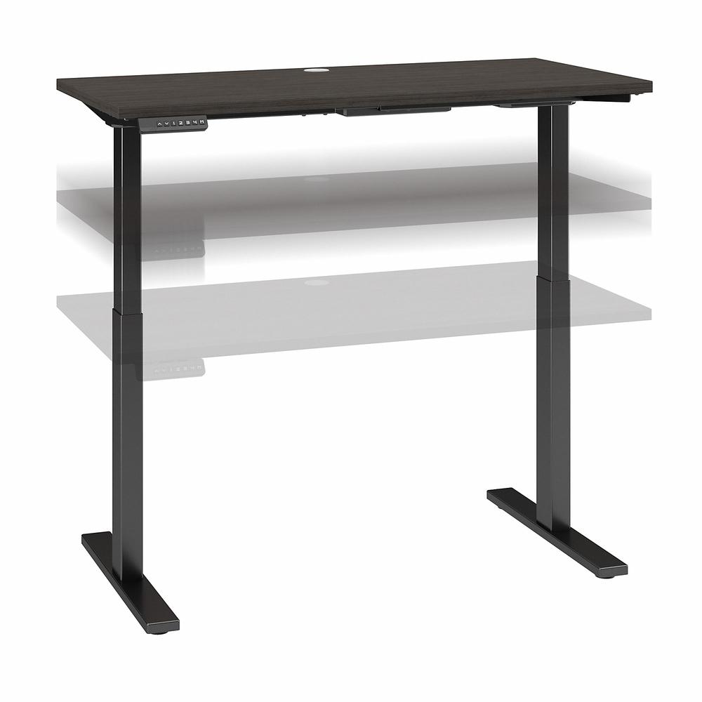 Move 60 Series by Bush Business Furniture 48W x 24D Height Adjustable Standing Desk , Storm Gray/Black Powder Coat. Picture 1