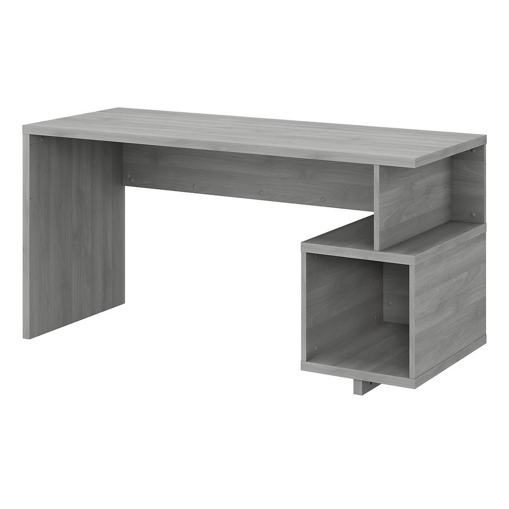 Madison Avenue 60W Writing Desk with Storage Cubby, Modern Gray. Picture 1