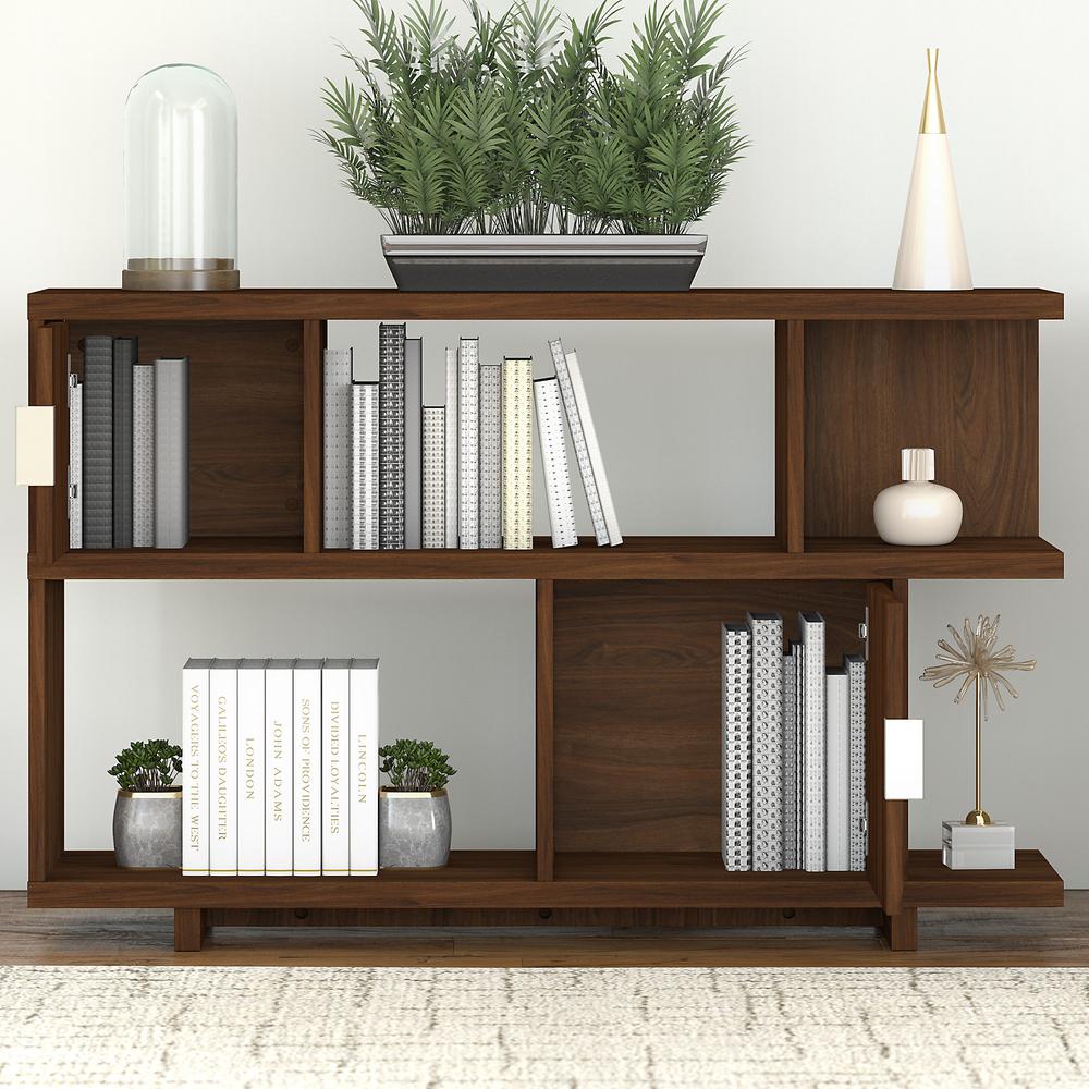 Madison Avenue Console Table with Storage, Modern Walnut. Picture 3